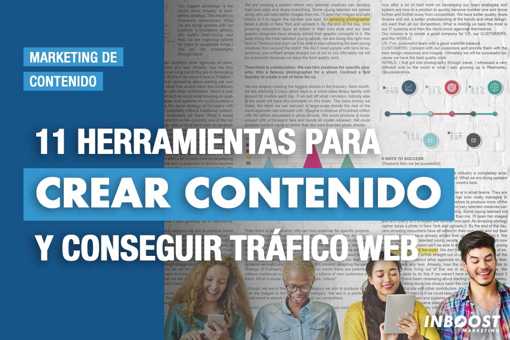 herramientas crear contenido y conseguir trafico