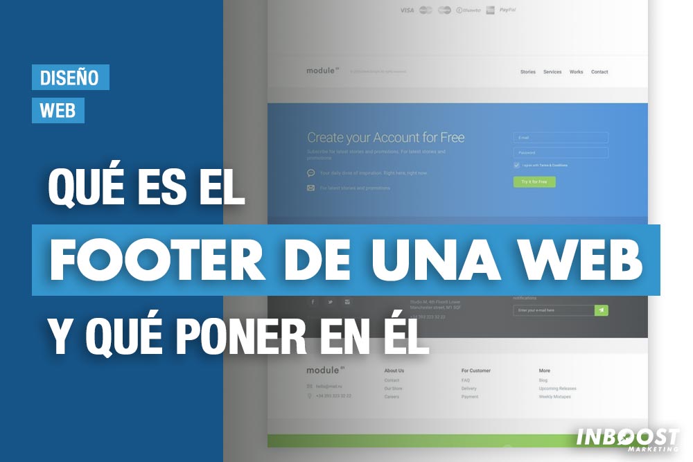 que es footer pagina web que es footer pagina web