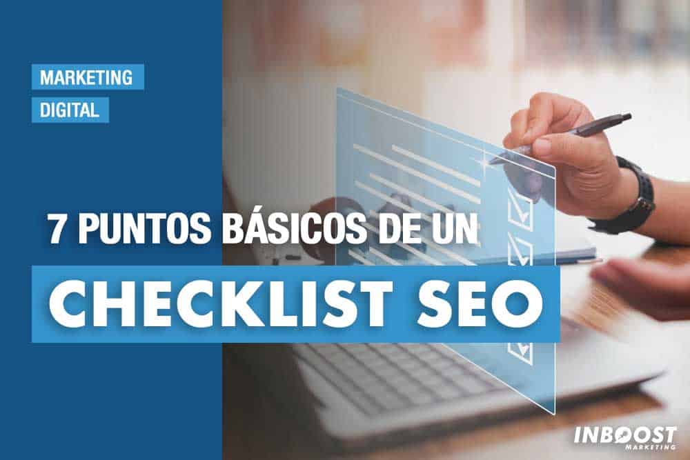 puntos basicos de checklist seo