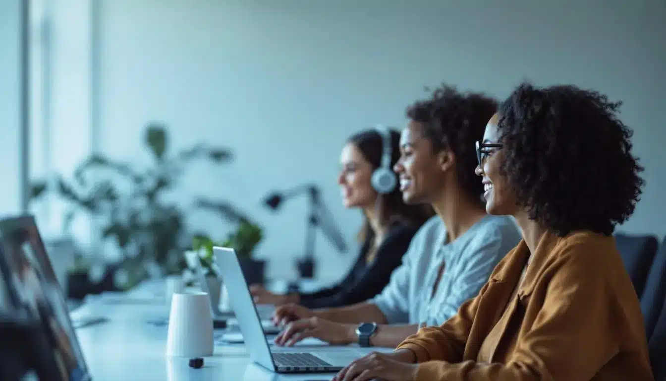 mujeres trabajando atencion al cliente mujeres trabajando atencion al cliente